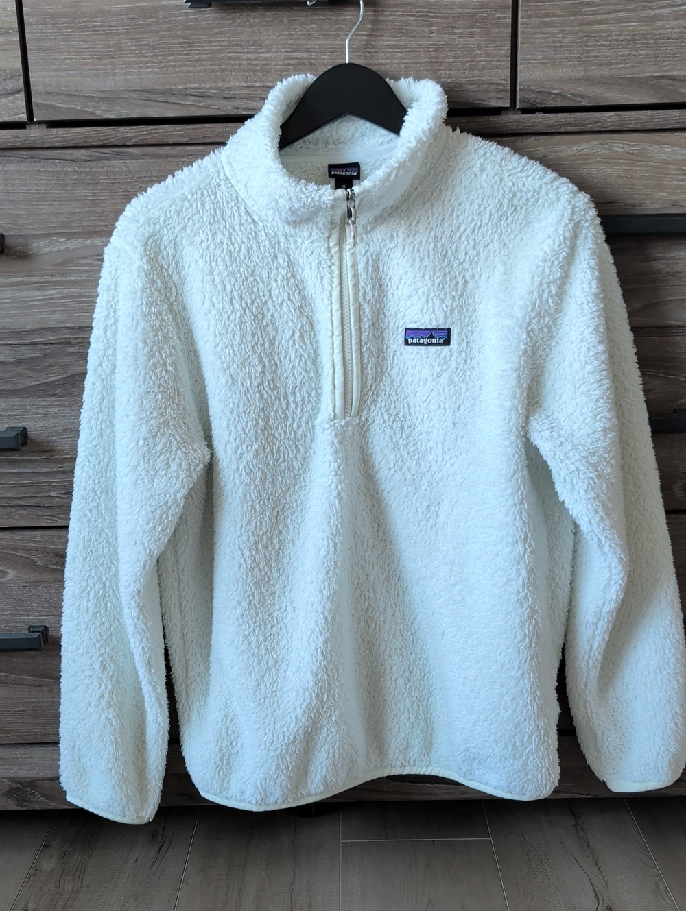 Patagonia Women's Cream Zip-Up Retro Pile Fleece